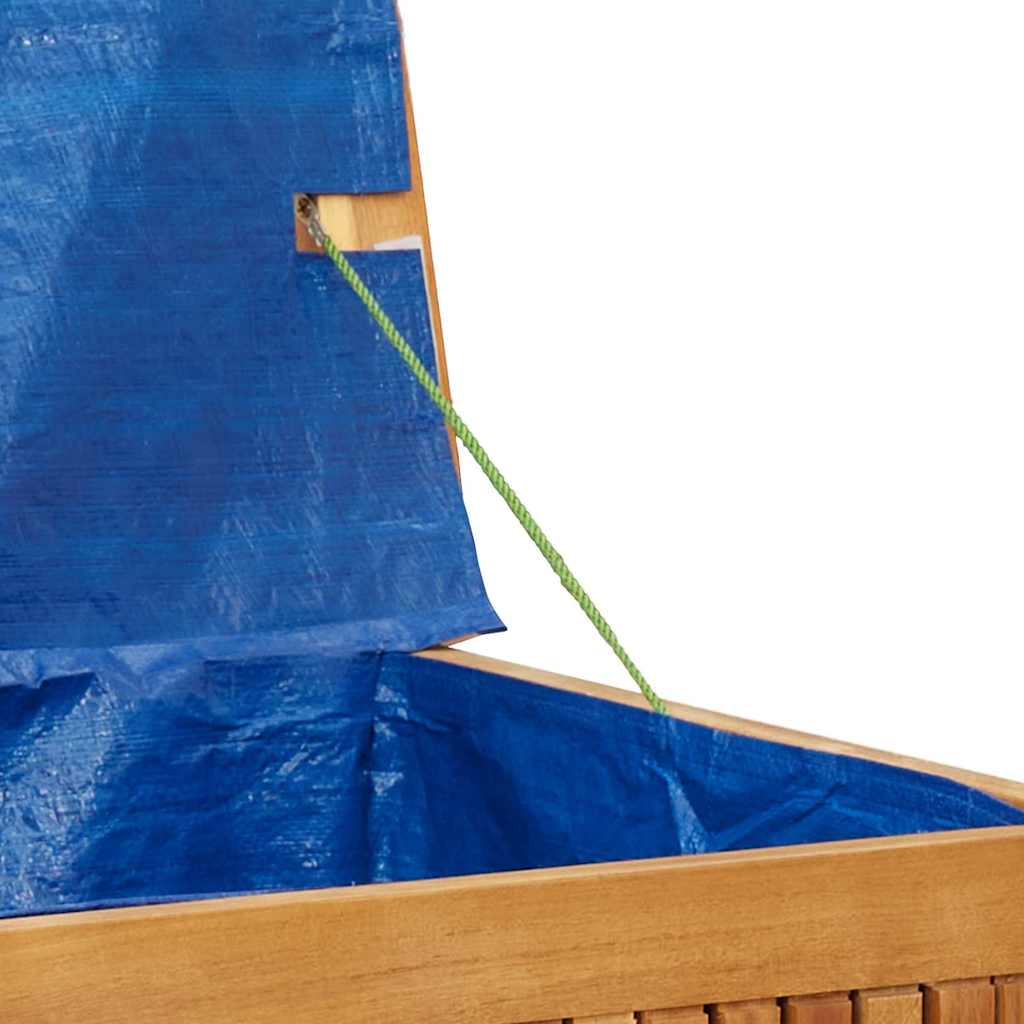 Kussenbox Voor Buiten Massief Acaciahout 60 x 50 x 61 cm Donkergrijs