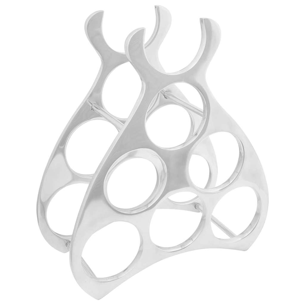 Wijnrek Zilver 38 x 33 x 13 cm Aluminium