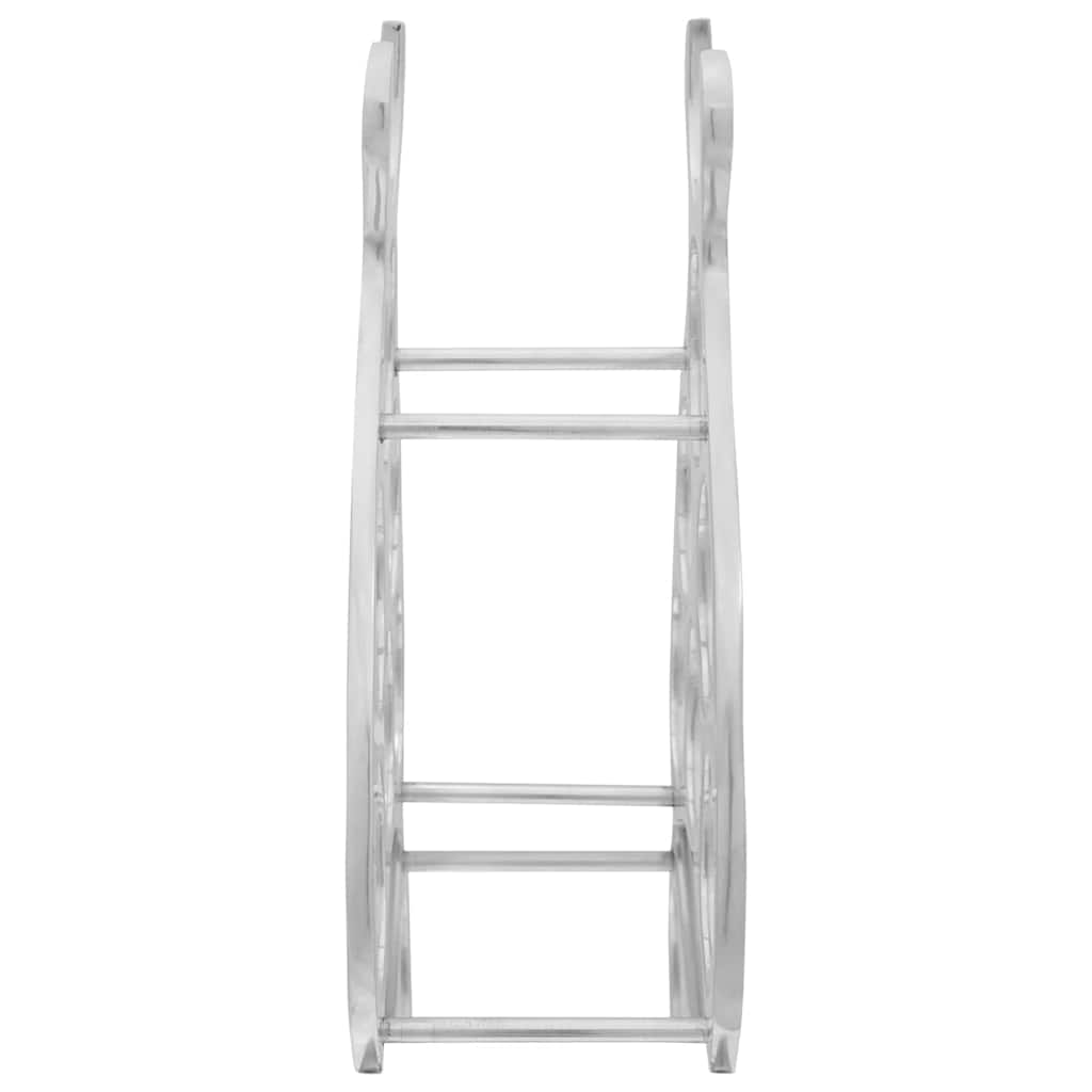 Wijnrek Zilver 38 x 33 x 13 cm Aluminium