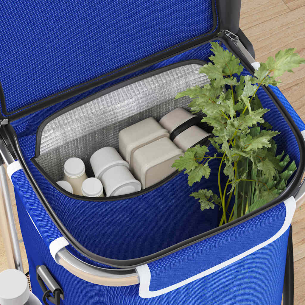 Winkel trolley Blauw 36,5 x 46,5 x 100,5 cm Oxford stof