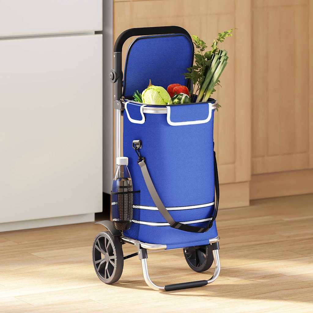 Winkel trolley Blauw 36,5 x 46,5 x 100,5 cm Oxford stof