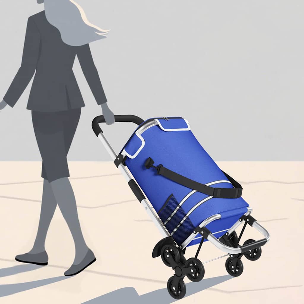 Winkel trolley Blauw 47 x 39 x 100.5 cm Oxford stof