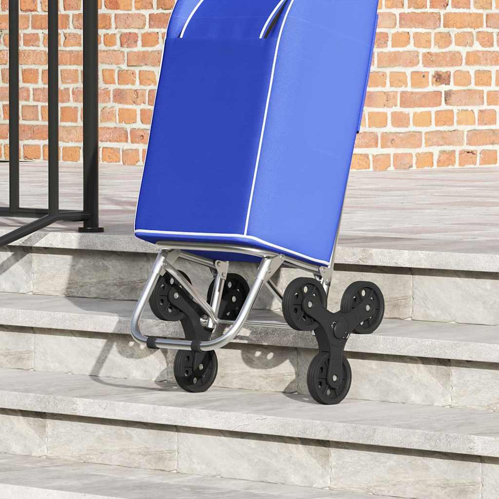 Winkel trolley Blauw 39,5 x 33 x 93 cm Oxford stof