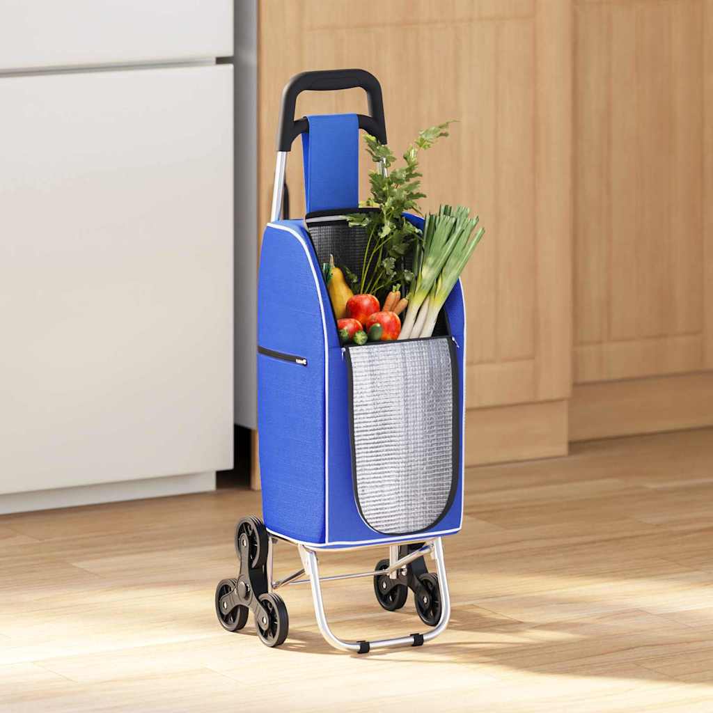 Winkel trolley Blauw 39,5 x 33 x 93 cm Oxford stof