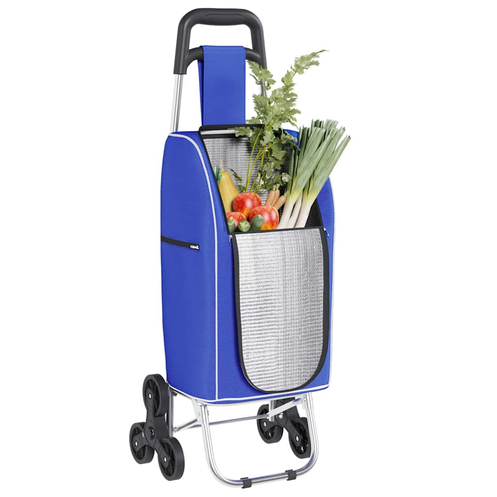 Winkel trolley Blauw 39,5 x 33 x 93 cm Oxford stof