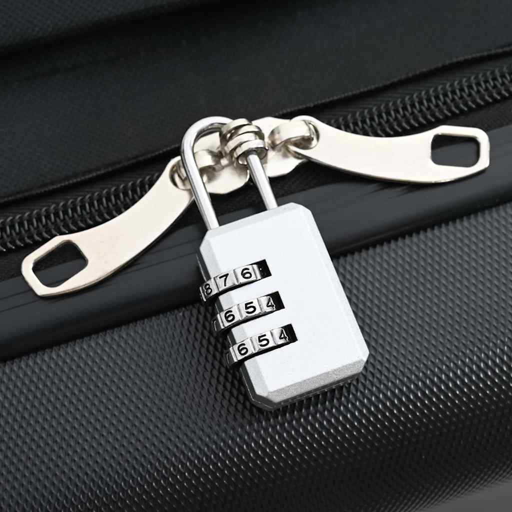 Koffer met slot Zwart 43 x 27 x 66 cm ABS Kunststof