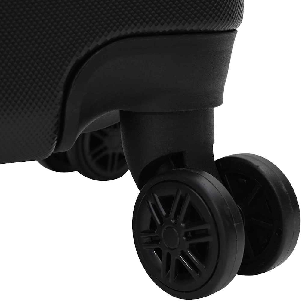 Koffer Set 3 pcs Zwart 50 x 31 x 78 cm ABS kunststof en staal