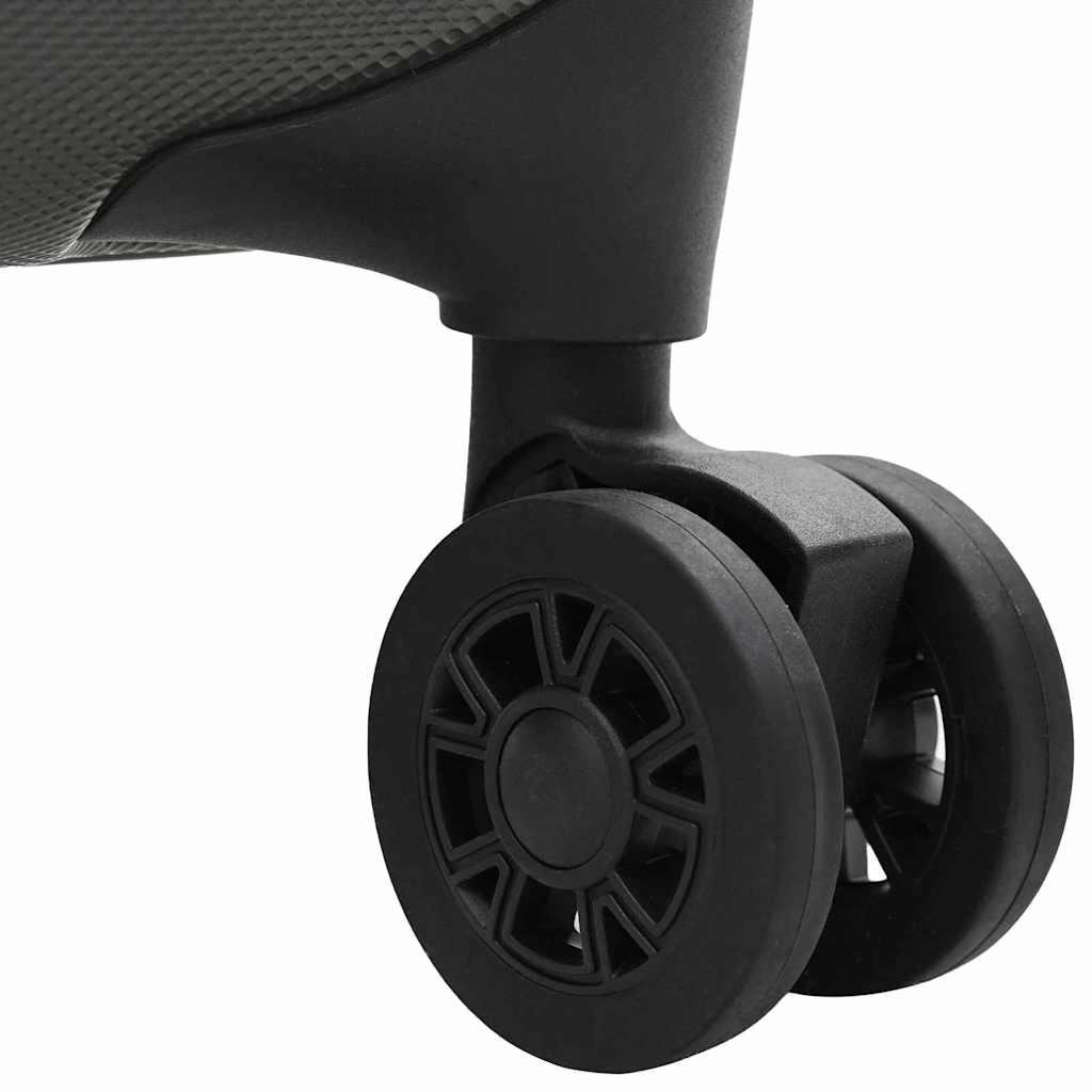 Koffer met slot Donkergrijs 50 x 30 x 76 cm ABS Kunststof