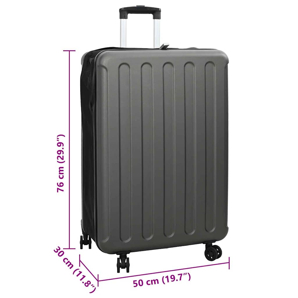 Koffer met slot Donkergrijs 50 x 30 x 76 cm ABS Kunststof