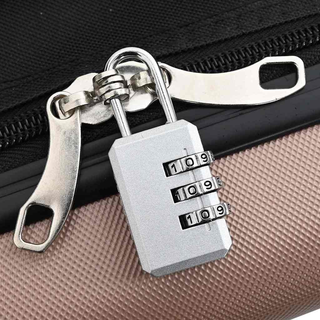 Koffer met slot Roségoud 43 x 27 x 66 cm ABS Kunststof