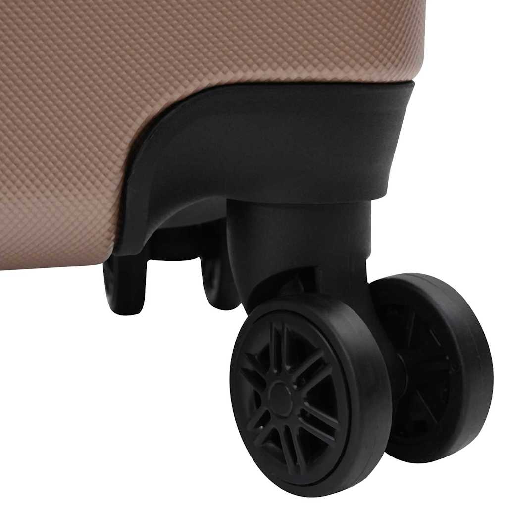 Koffer Set met slot 3 pcs Roségoud 50 x 31 x 78 cm