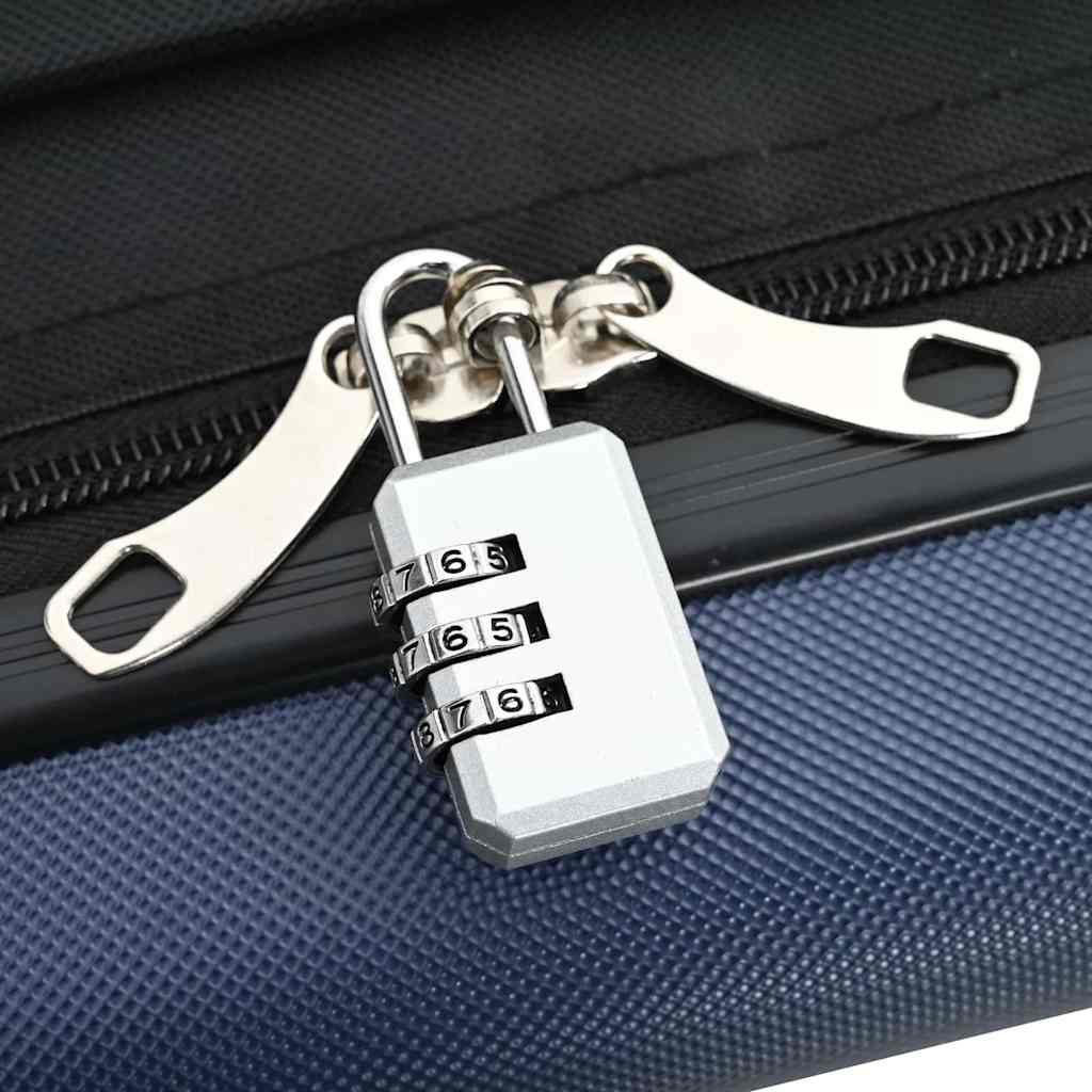 Koffer met slot Donkerblauw 50 x 30 x 76 cm ABS Kunststof