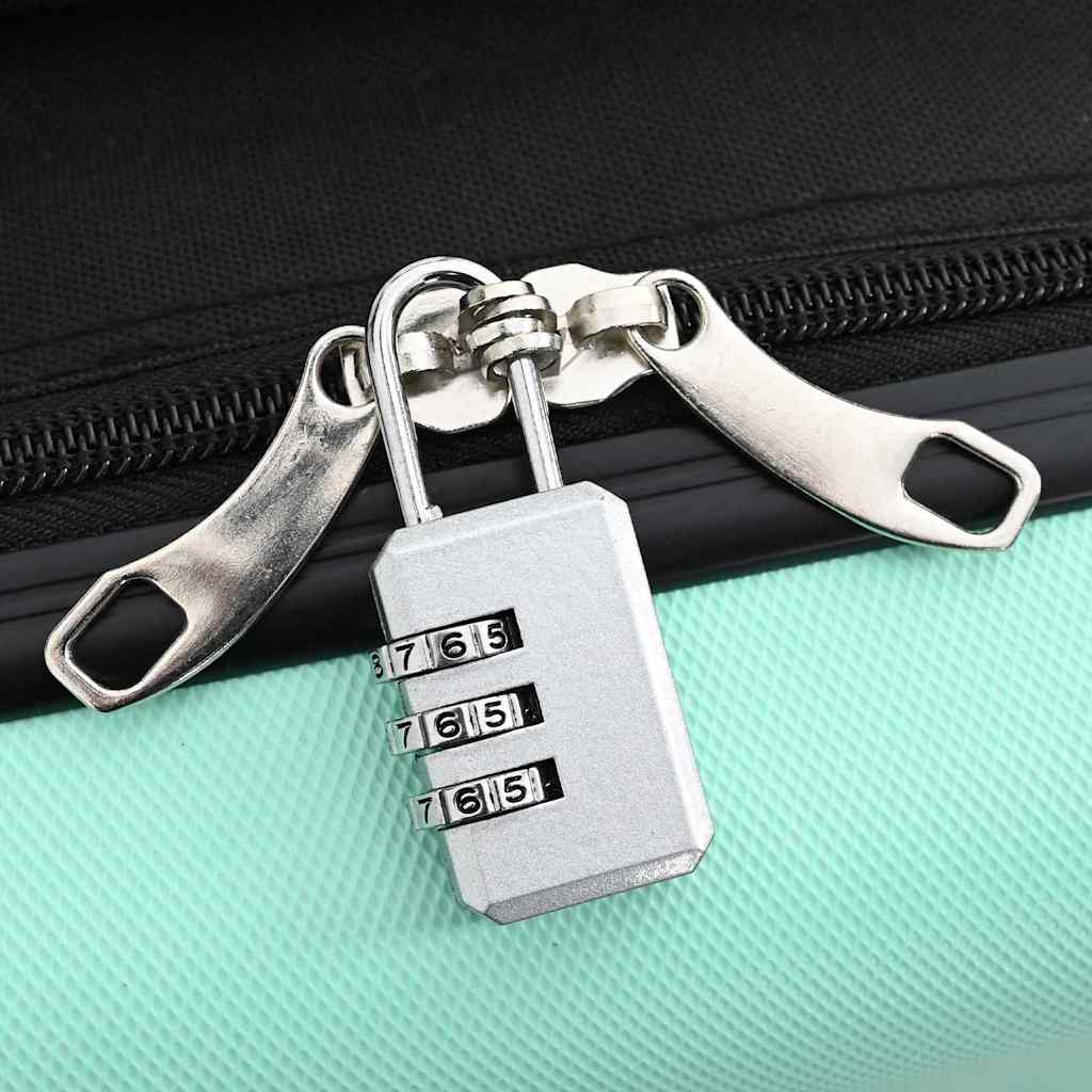 Koffer met slot Mintgroen 50 x 30 x 76 cm ABS Kunststof