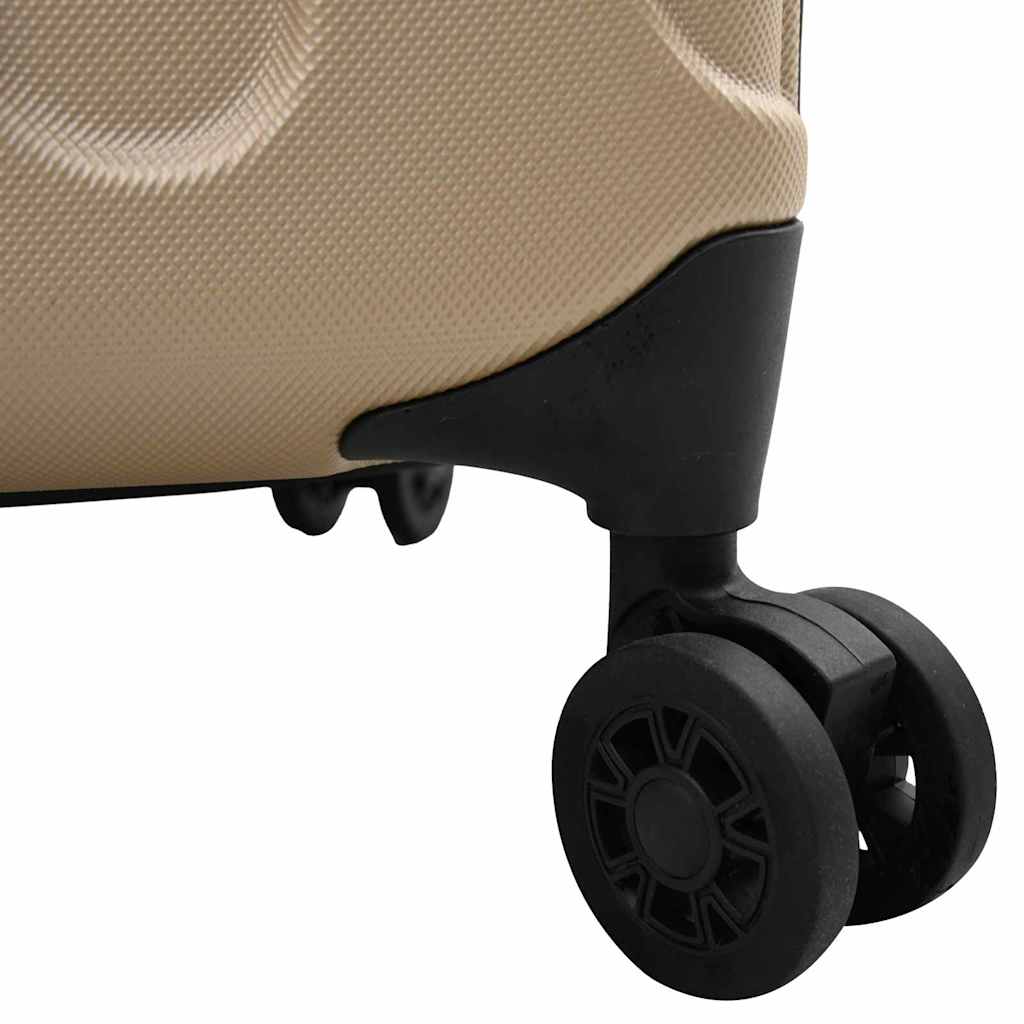 Koffer met slot champagne 50 x 30 x 76 cm ABS Kunststof