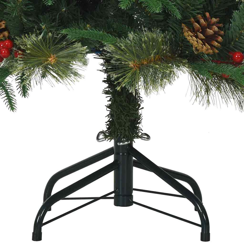 Kunstmatige Inklapbare Kerstboom Groen 150 cm PVC, PE en staal
