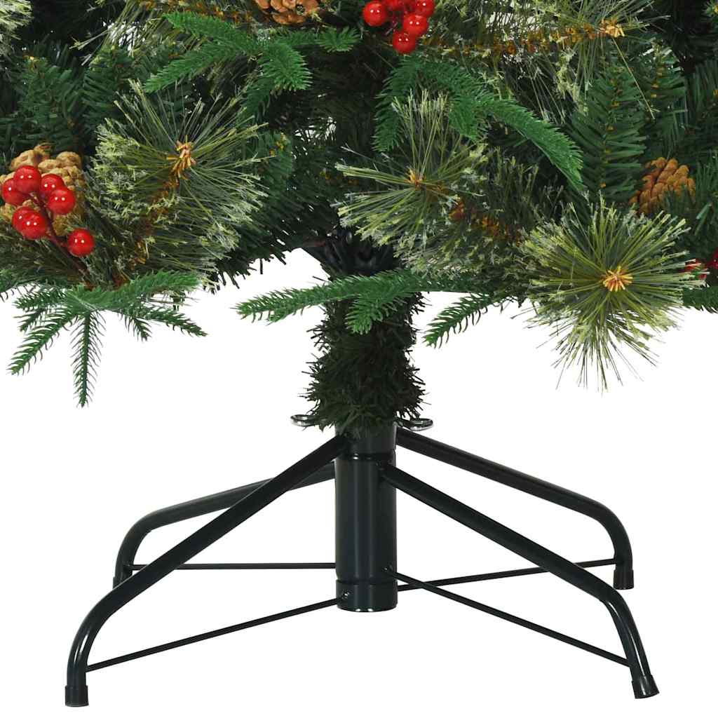 Kunstmatige Inklapbare Kerstboom Groen 180 cm PVC, PE en staal