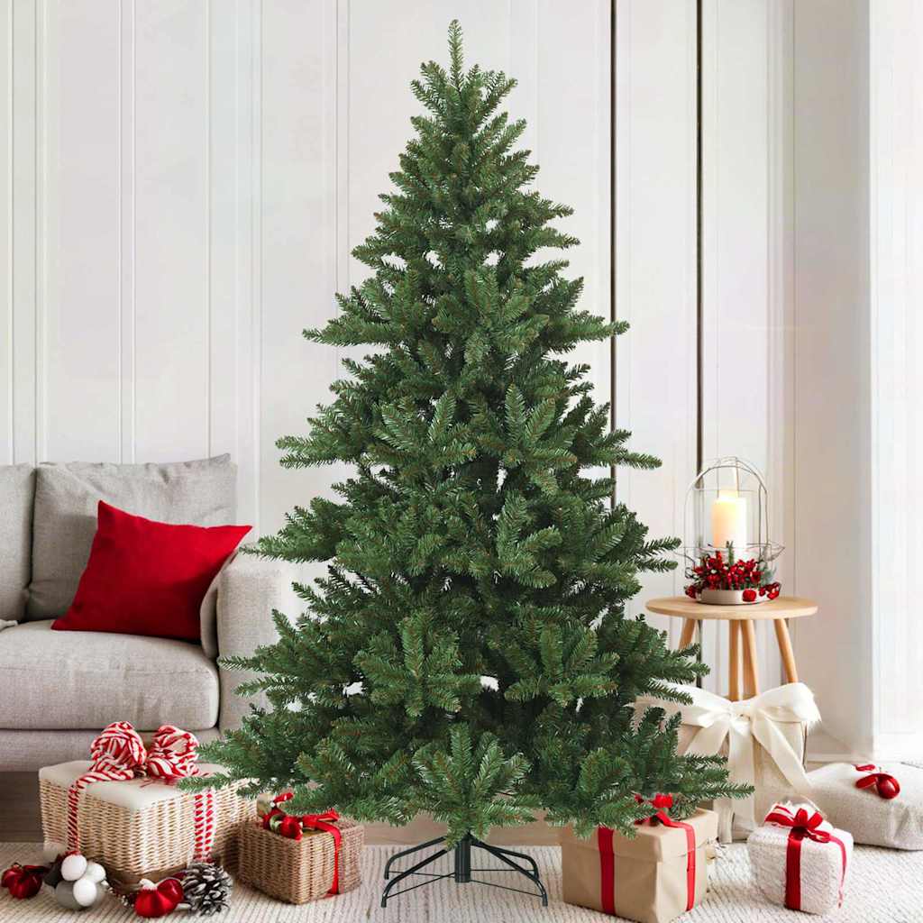 Kunstmatige Inklapbare Kerstboom Groen 180 cm PVC, staal