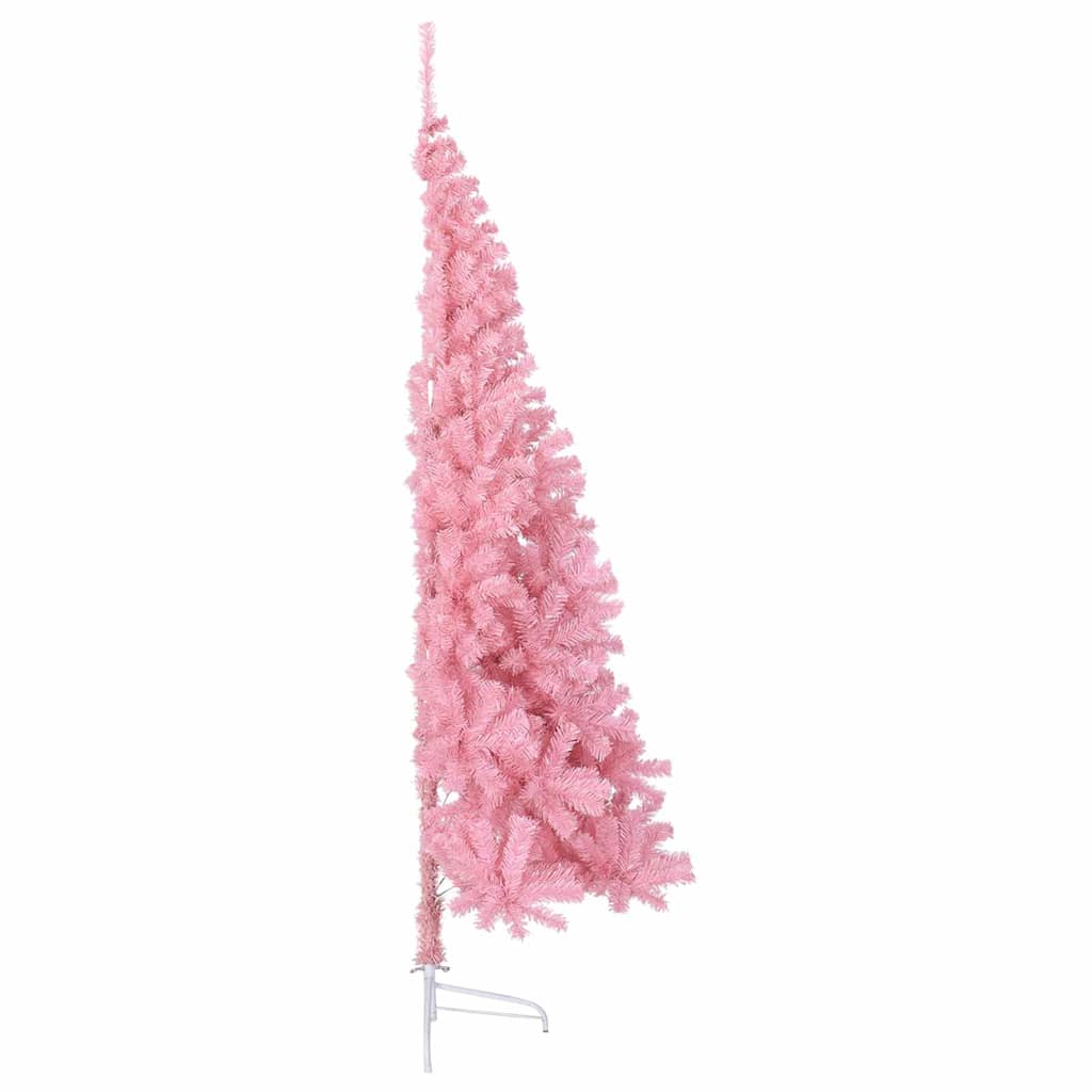 Kunstmatig Voorverlicht Kerstboom met 300 LED Roze 180 cm PVC