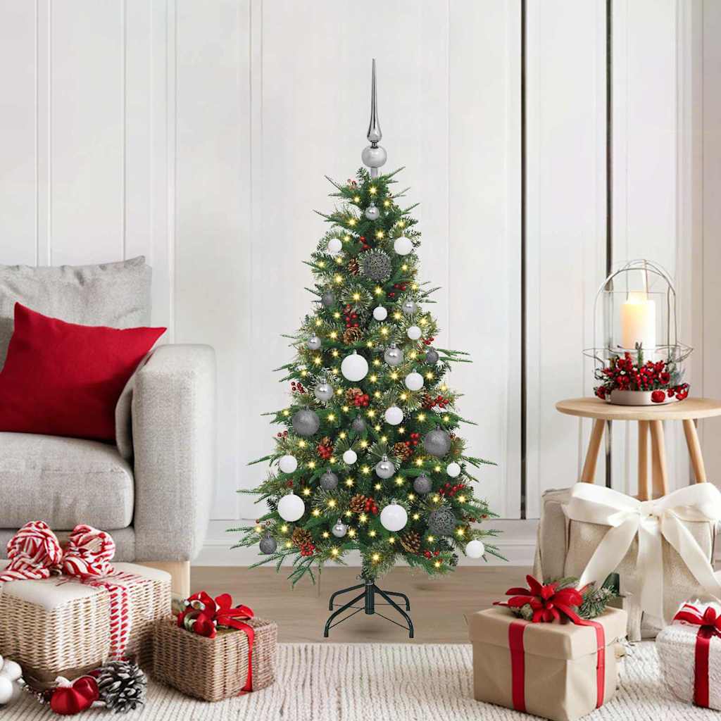 Kunstmatige Inklapbare Kerstboom Groen 120 cm PE en PVC