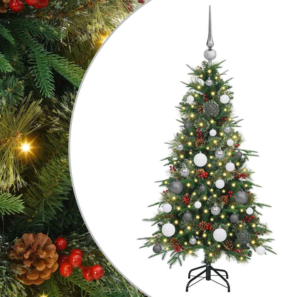 Kunstmatige Inklapbare Kerstboom Groen 120 cm PE en PVC