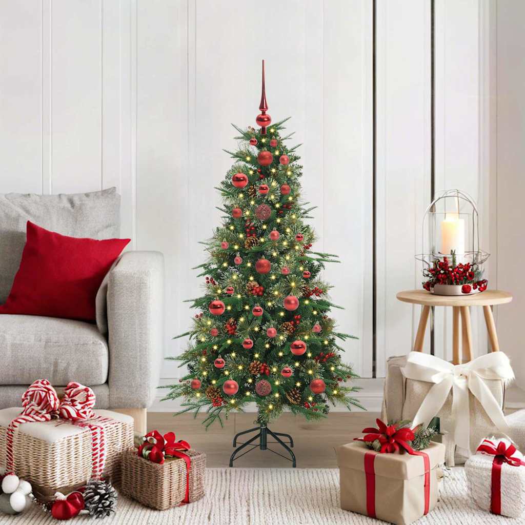 Kunstmatige Inklapbare Kerstboom Groen 120 cm PE en PVC