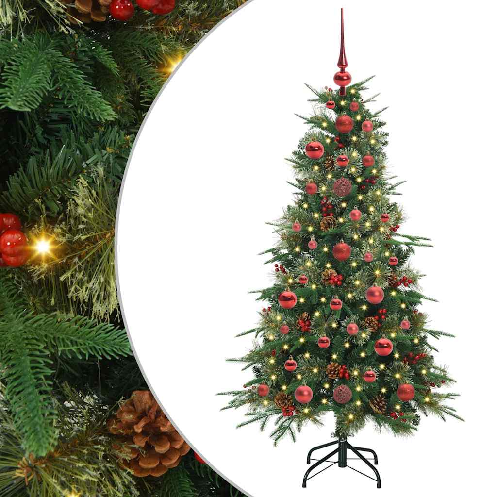 Kunstmatige Inklapbare Kerstboom Groen 120 cm PE en PVC