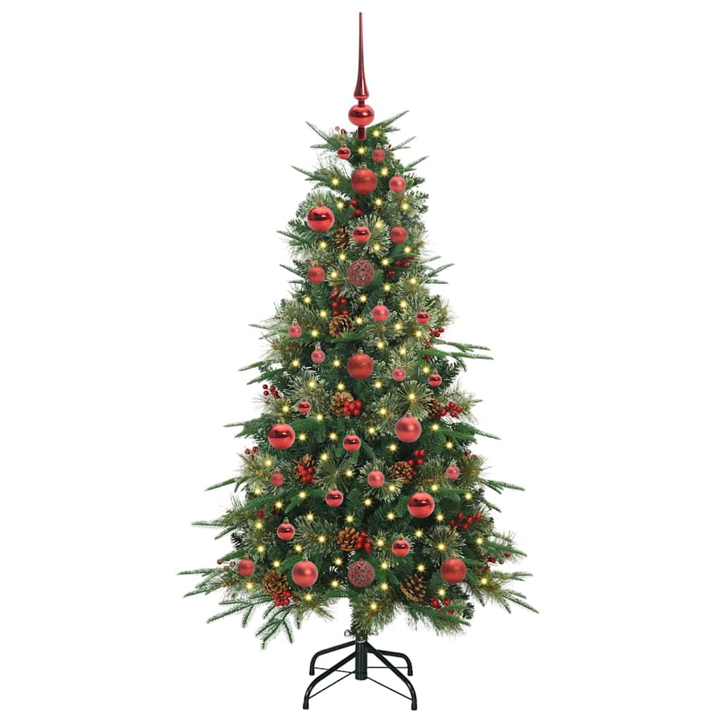 Kunstmatige Inklapbare Kerstboom Groen 120 cm PE en PVC