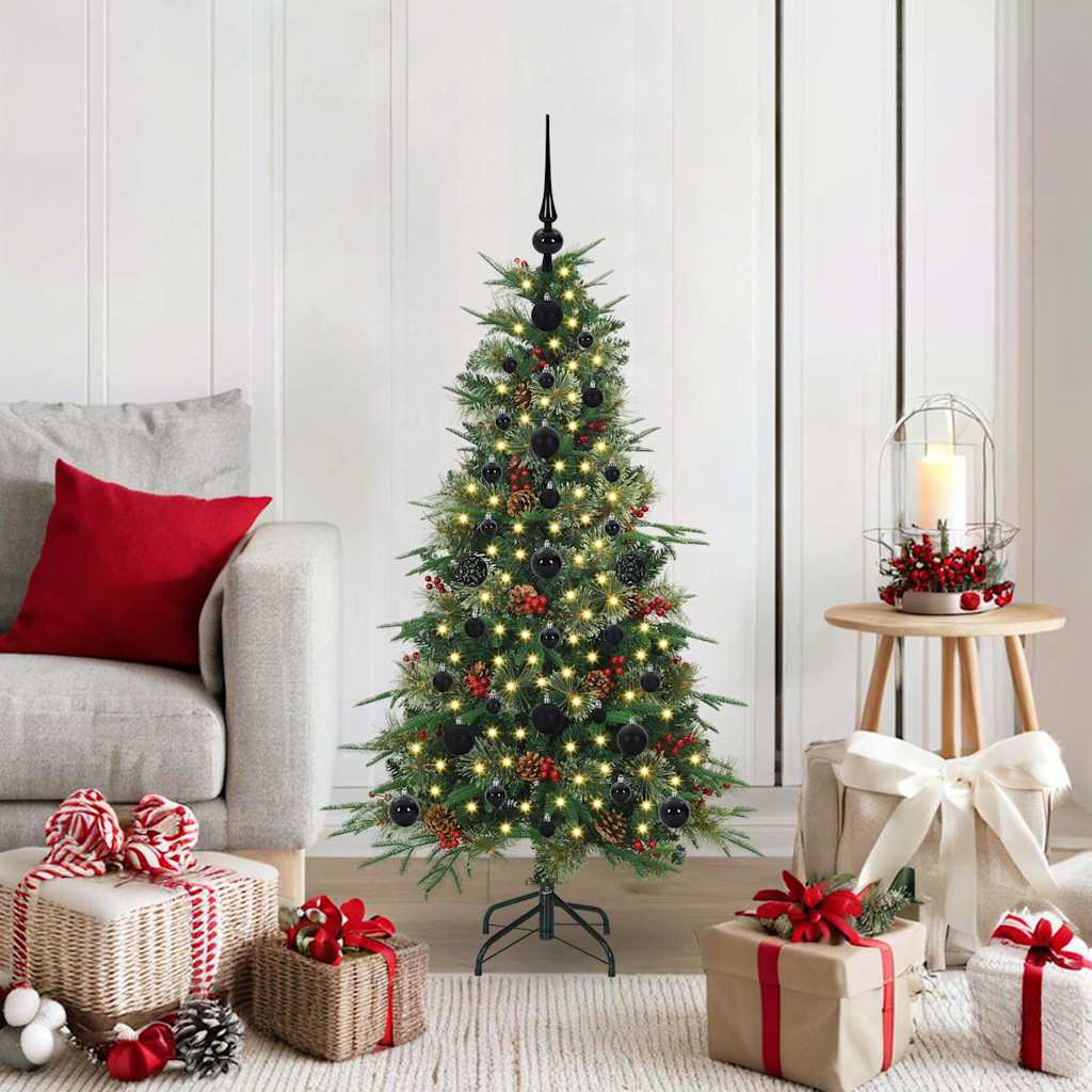 Kunstmatige Inklapbare Kerstboom Groen 120 cm PE en PVC