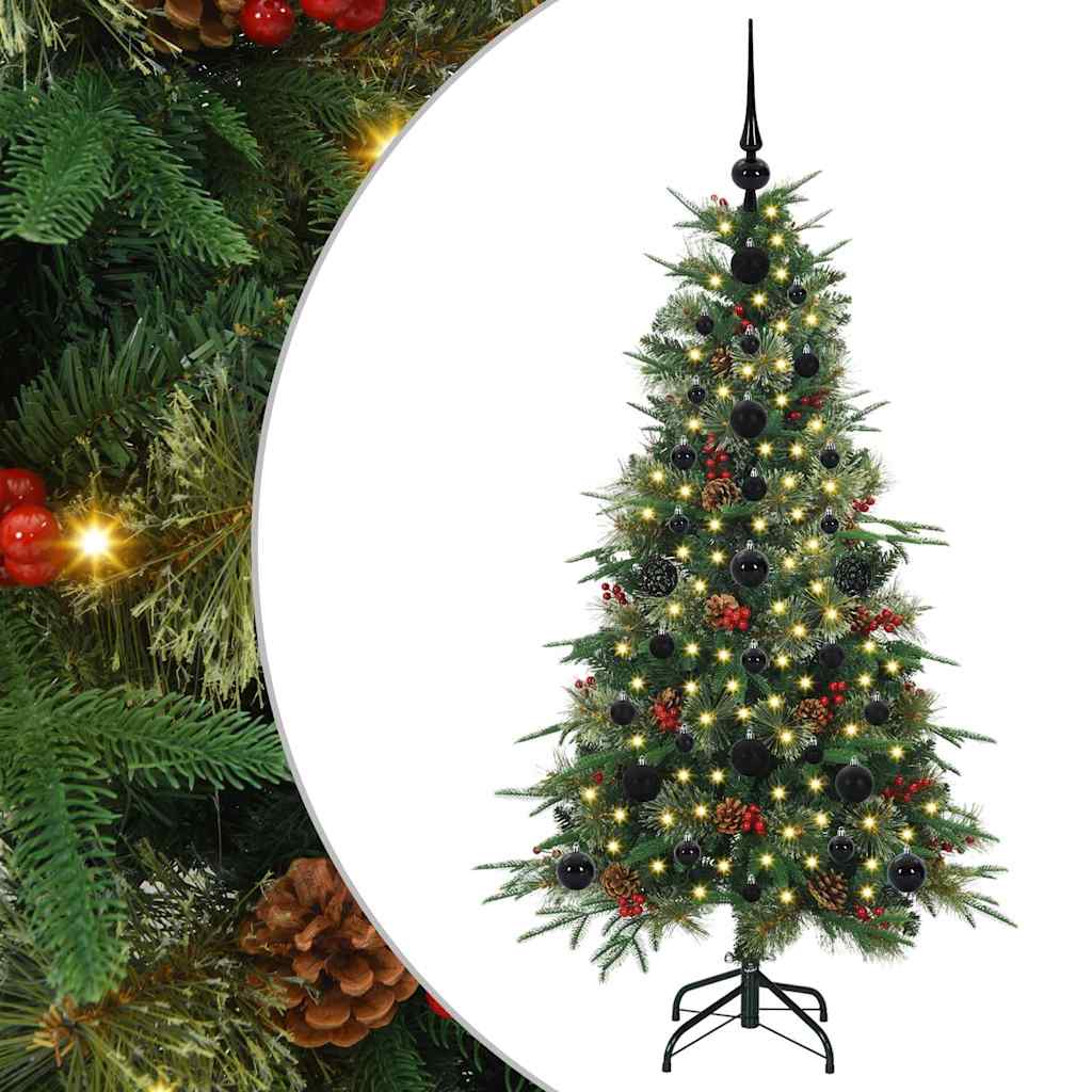 Kunstmatige Inklapbare Kerstboom Groen 120 cm PE en PVC