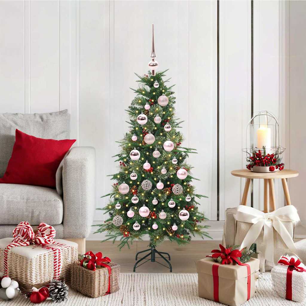 Kunstmatige Inklapbare Kerstboom Groen 120 cm PE en PVC
