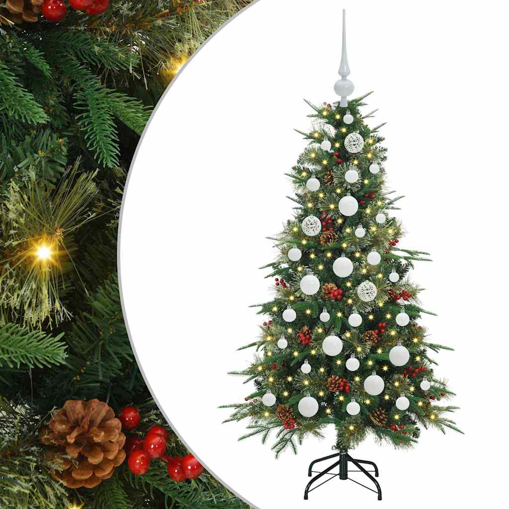 Kunstmatige Inklapbare Kerstboom Groen 120 cm PE en PVC
