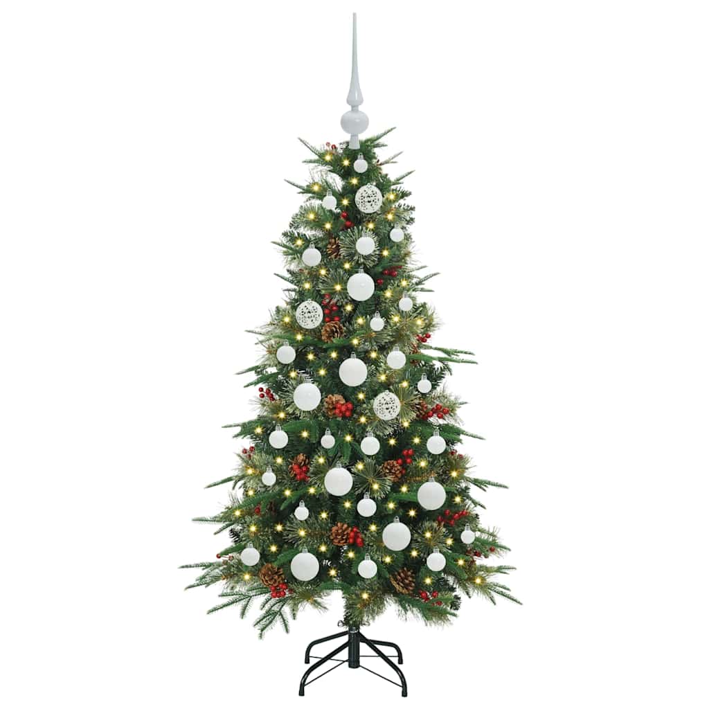 Kunstmatige Inklapbare Kerstboom Groen 120 cm PE en PVC