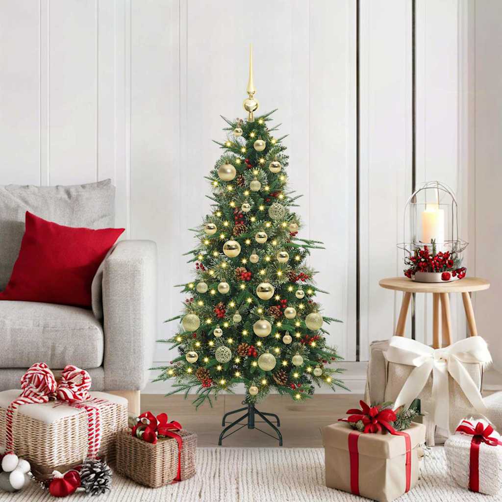 Kunstmatige Inklapbare Kerstboom Groen 120 cm PE en PVC