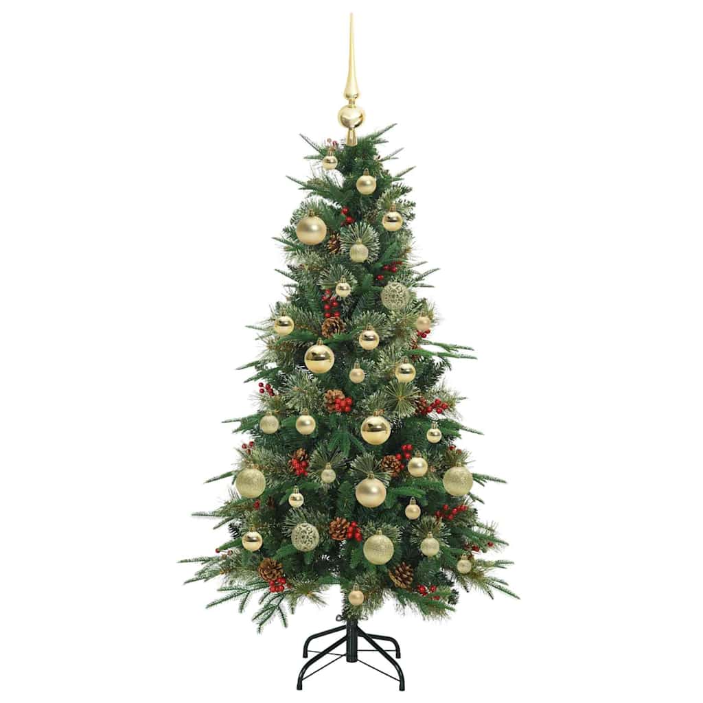 Kunstmatige Inklapbare Kerstboom Groen 120 cm PE en PVC