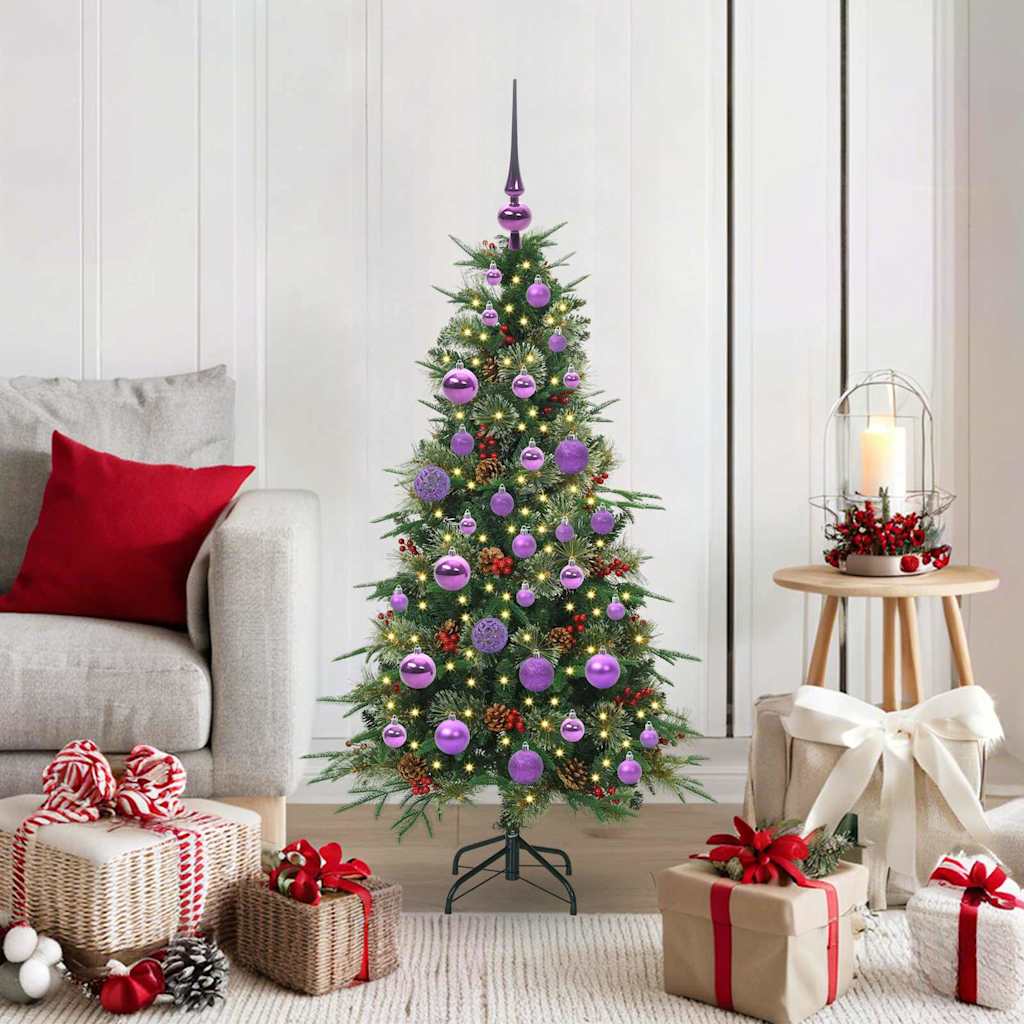 Kunstmatige Inklapbare Kerstboom Groen 120 cm PE en PVC