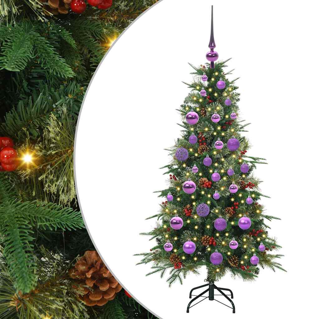 Kunstmatige Inklapbare Kerstboom Groen 120 cm PE en PVC