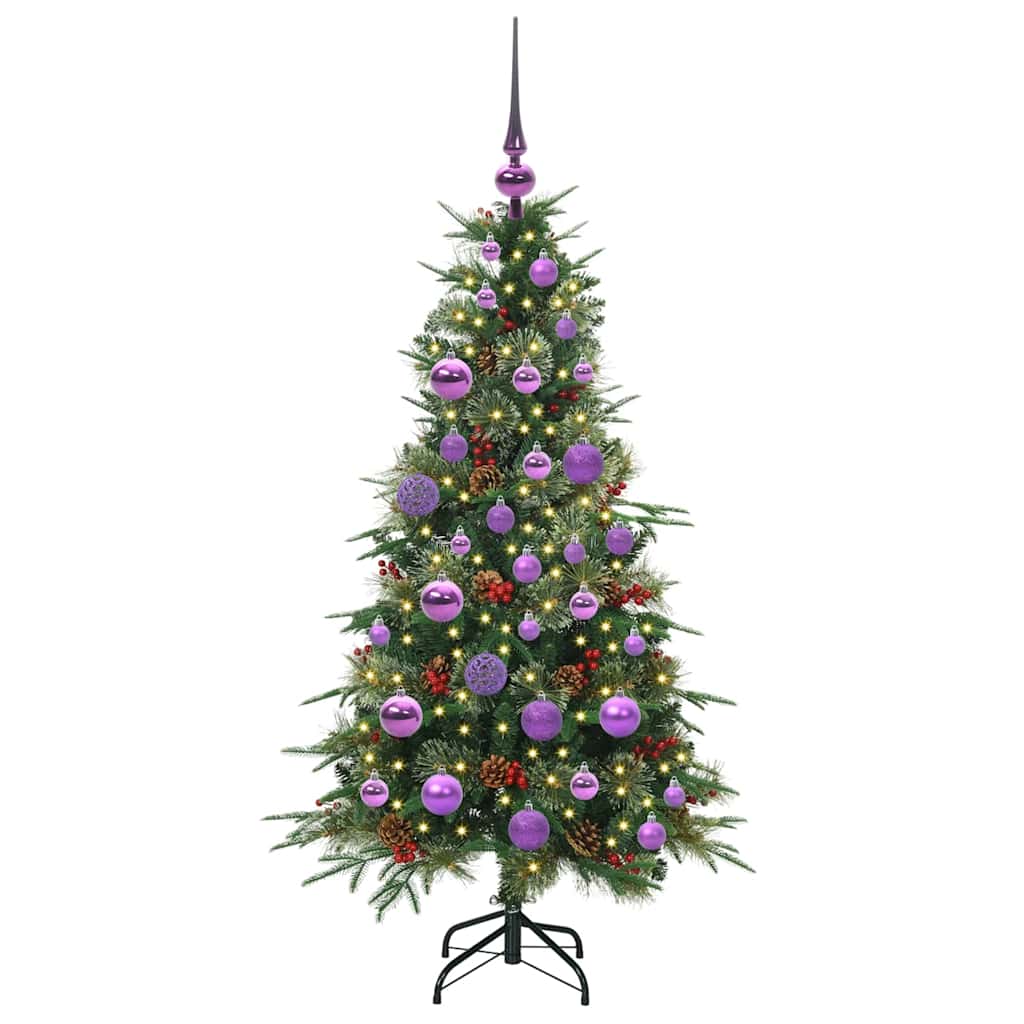 Kunstmatige Inklapbare Kerstboom Groen 120 cm PE en PVC