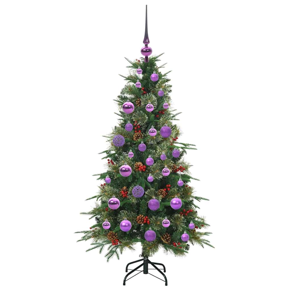 Kunstmatige Inklapbare Kerstboom Groen 120 cm PE en PVC