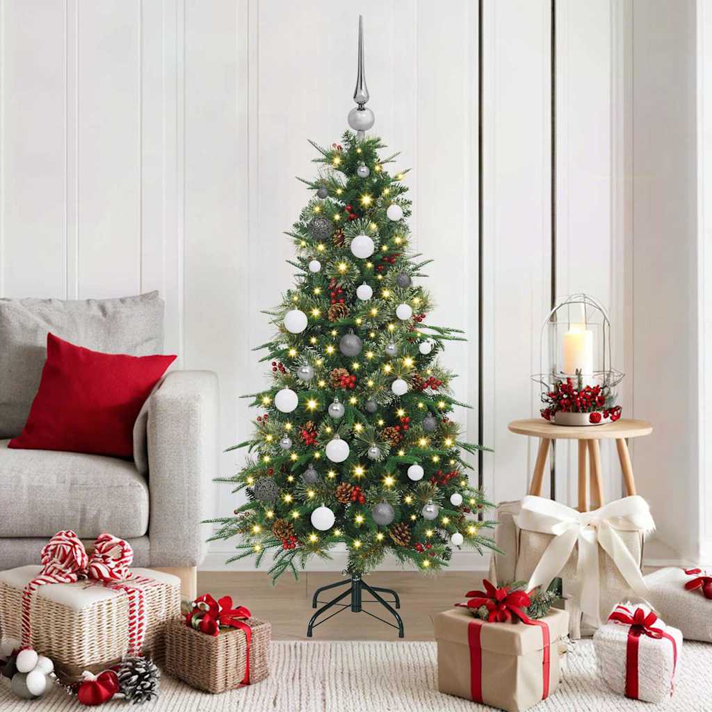 Kunstmatige Inklapbare Kerstboom Groen 150 cm PE en PVC