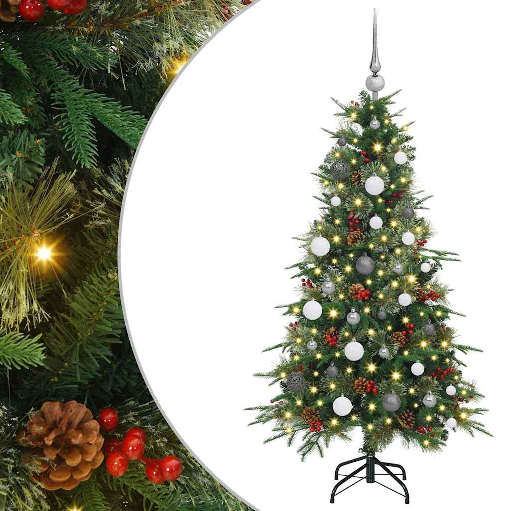 Kunstmatige Inklapbare Kerstboom Groen 150 cm PE en PVC