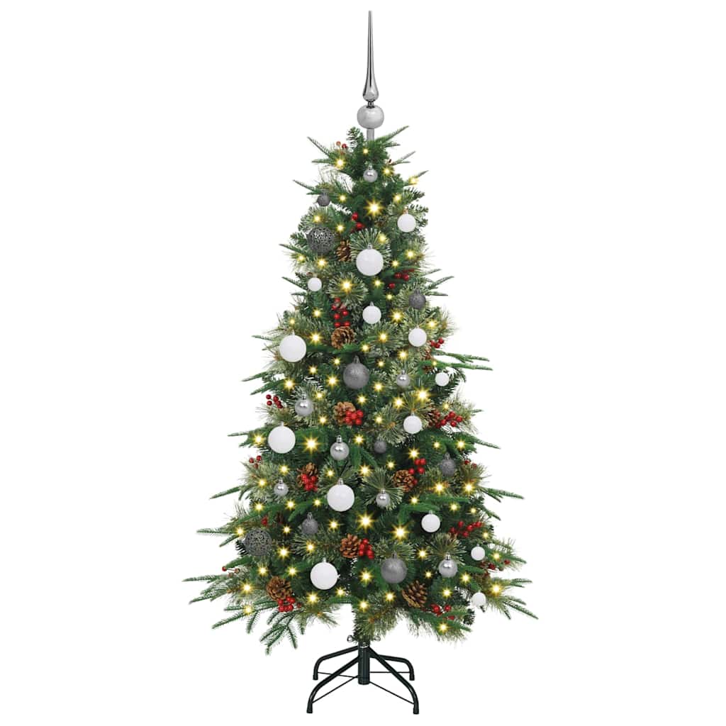 Kunstmatige Inklapbare Kerstboom Groen 150 cm PE en PVC