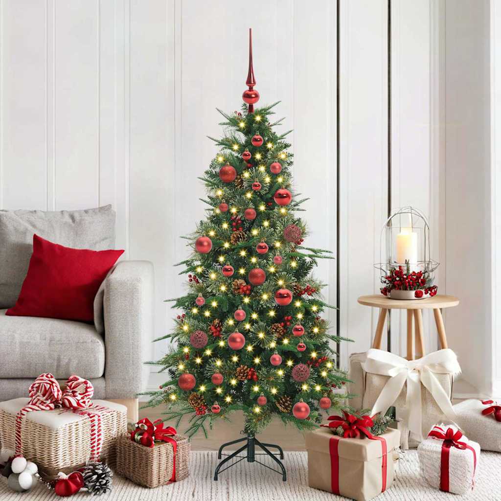 Kunstmatige Inklapbare Kerstboom Groen 150 cm PE en PVC