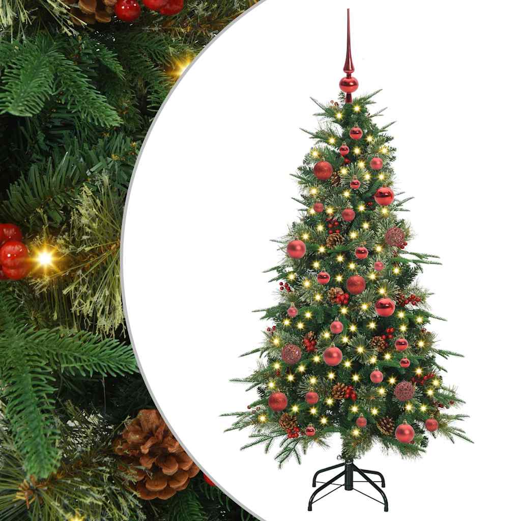Kunstmatige Inklapbare Kerstboom Groen 150 cm PE en PVC