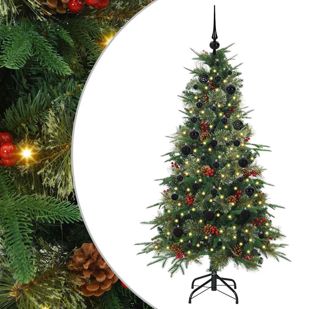 Kunstmatige Inklapbare Kerstboom Groen 150 cm PE en PVC