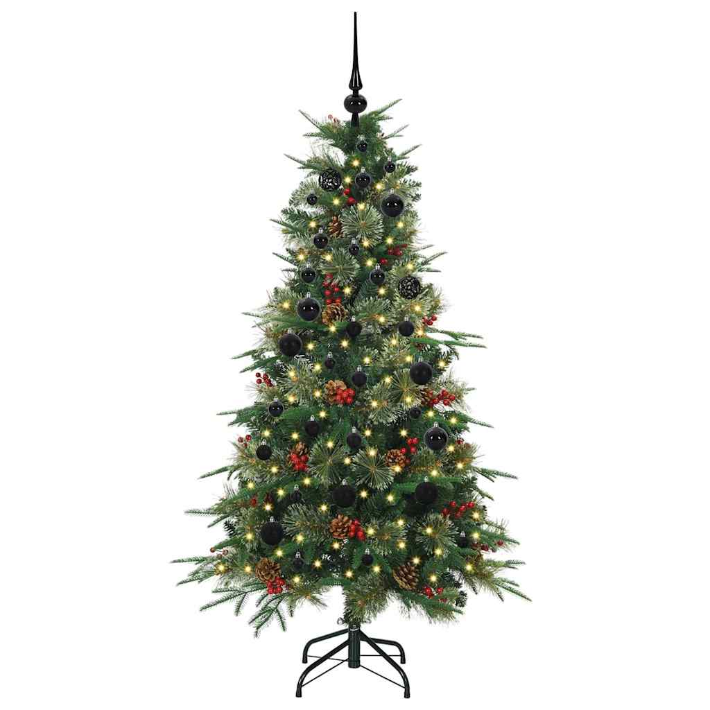 Kunstmatige Inklapbare Kerstboom Groen 150 cm PE en PVC