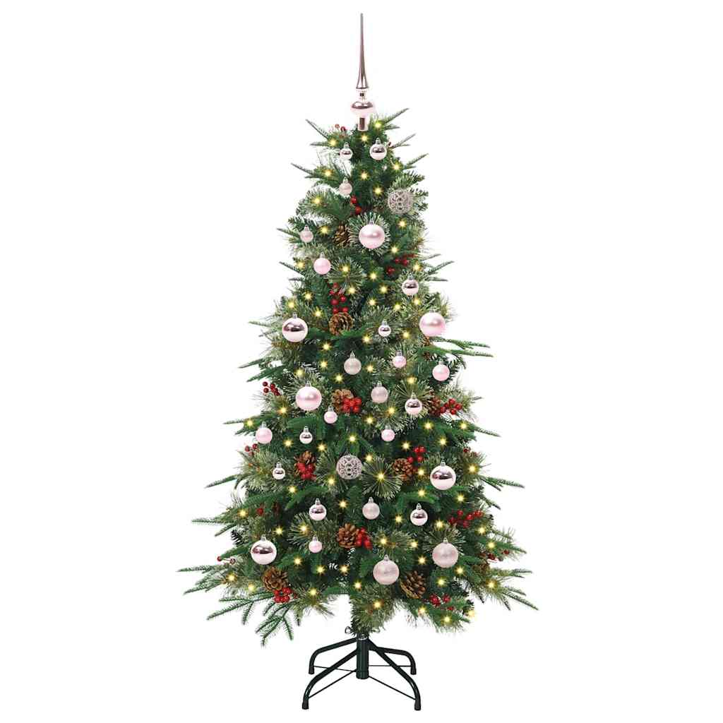 Kunstmatige Inklapbare Kerstboom Groen 150 cm PE en PVC
