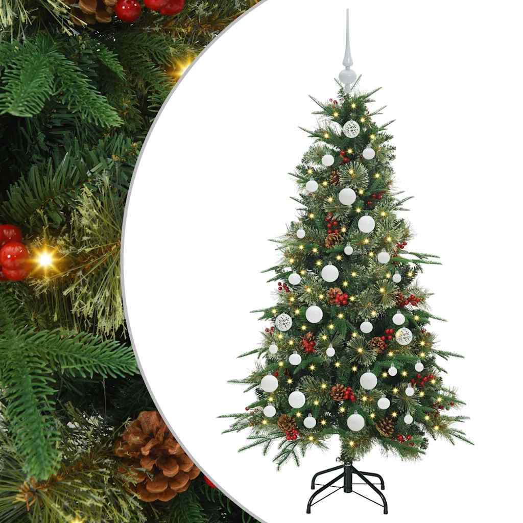 Kunstmatige Inklapbare Kerstboom Groen 150 cm PE en PVC