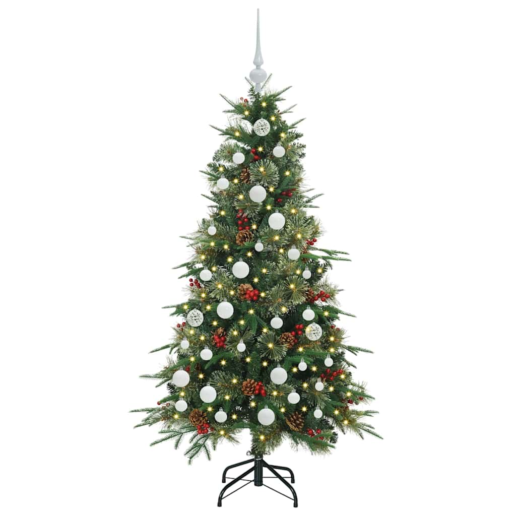Kunstmatige Inklapbare Kerstboom Groen 150 cm PE en PVC