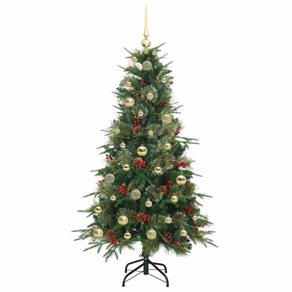 Kunstmatige Inklapbare Kerstboom Groen 150 cm PE en PVC