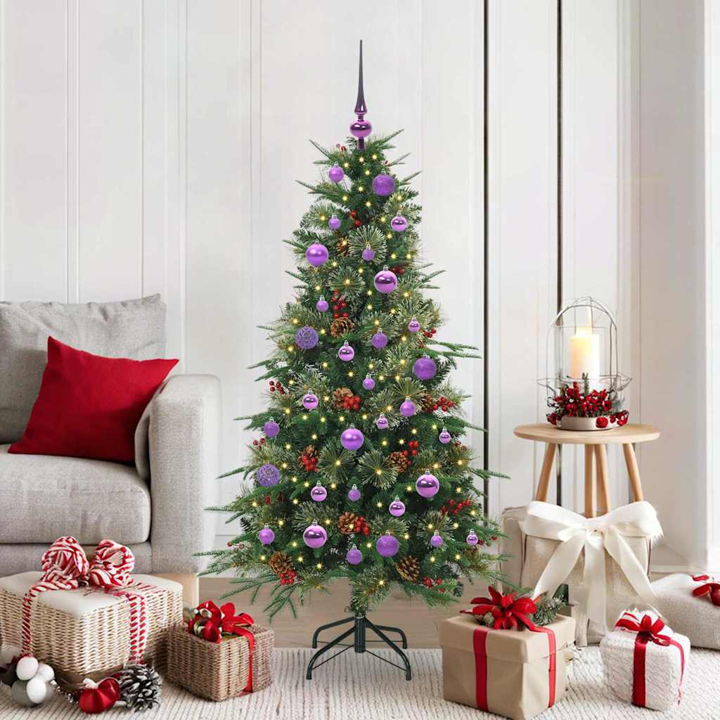 Kunstmatige Inklapbare Kerstboom Groen 150 cm PE en PVC